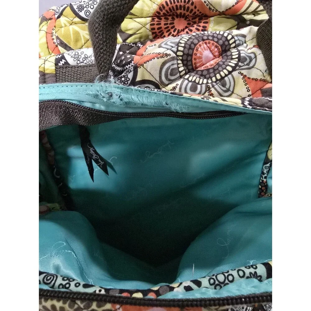 Vera Bradley Flower Shower quilted laptop backpack, discontinued pattern